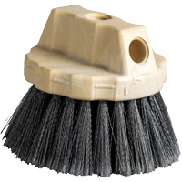 Brosse pour fen&ecirc;tres &agrave; soies fleur&eacute;es, 5" l, Soies Polypropyl&egrave;ne, Gris Les Fournitures Industrielles Méga