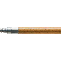 Manche en bois avec embout en m&eacute;tal, Bois, Pointe Filetage ACME, 1-1/8" dia, 60" lo Les Fournitures Industrielles Méga