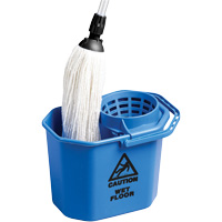 Heavy-Duty Mop Cone Pail, Strainer, 3 US Gal. (12 Quart), Blue Les Fournitures Industrielles Méga