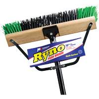 Balai-brosse &agrave; manche renforc&eacute; Ryno, 18", Ferme, Soies PVC Les Fournitures Industrielles Méga