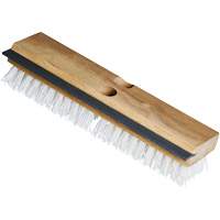 Brosse &agrave; r&eacute;curer utilitaire avec raclette, 11" l, Soies Polypropyl&egrave;ne, Blanc Les Fournitures Industrielles Méga