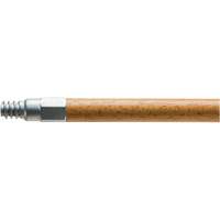 Handle with Metal Tip, Wood, ACME Threaded Tip, 15/16" Diameter, 54" Length Les Fournitures Industrielles Méga