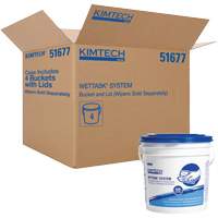 WetTask Wiping System Bucket with Lid Les Fournitures Industrielles Méga