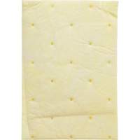 Tampon absorbant haute capacit&eacute; pour produits chimiques, Mati&egrave;res dangereuses, 14,5" x 9,25", 26,3 gal d'absorption Les Fournitures Industrielles Méga