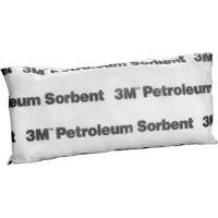 Petit tampon absorbant pour produits p&eacute;troliers, Huile seulement, 15" lo x 7" la, 12,7 gal absorption/pqt Les Fournitures Industrielles Méga