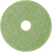 Natural Blend Pad, 13", Scrubbing, Green Les Fournitures Industrielles Méga