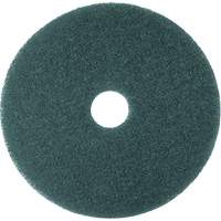 Hi-Performance Pad, 11", Cleaning/Scrubbing, Blue Les Fournitures Industrielles Méga