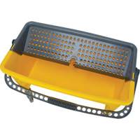 Microfibre Mop Bucket & Wringer, Strainer, 11 US Gal. (44 Quart), Yellow Les Fournitures Industrielles Méga