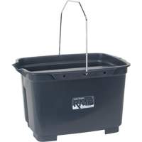 Dual Compartment Bucket, 4.75 US Gal. (19 qt.) Capacity, Grey Les Fournitures Industrielles Méga