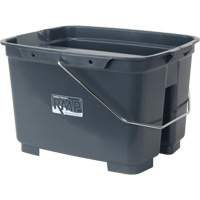 Dual Compartment Bucket, 4.75 US Gal. (19 qt.) Capacity, Grey Les Fournitures Industrielles Méga