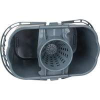 Mop Pail & Wringer, Strainer, 3.75 US Gal.(15 Quart), Grey Les Fournitures Industrielles Méga