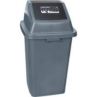 Garbage Can, Plastic, 26 US gal. Les Fournitures Industrielles Méga
