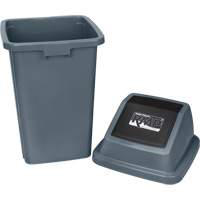 Garbage Can, Plastic, 26 US gal. Les Fournitures Industrielles Méga