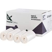 High Density Garbage Bags, Utility, 48" W x 43" L, 16 microns, Frosted, 242 L (55 Gal.) Capacity Les Fournitures Industrielles Méga