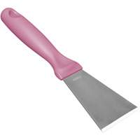 Large Stainless Steel Scraper, Pink, 3" W x 9" L Les Fournitures Industrielles Méga