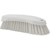 Grande brosse &agrave; main oblique, Soies Ferme, Longueur de 8", Blanc Les Fournitures Industrielles Méga