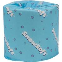 Papier hygi&eacute;nique de premi&egrave;re qualit&eacute; Snow Soft, 2 Pli, 500 Feuilles/Rouleu, Longueur 145', Blanc Les Fournitures Industrielles Méga