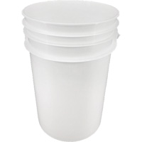 Seau robuste, Plastique, 6 gal. Les Fournitures Industrielles Méga