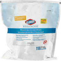 Healthcare&reg; Disinfecting Bleach Wipes Refill, 110 Count Les Fournitures Industrielles Méga