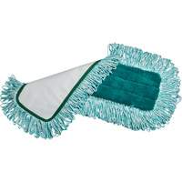 Dry Pad with Fringe, Hook and Loop Style, Microfibre/Polyester, 36" L x 5-3/4" W Les Fournitures Industrielles Méga