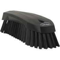 Grande brosse &agrave; main oblique, Soies Ferme, Longueur de 8", Noir Les Fournitures Industrielles Méga