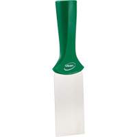Handle-Mounted Stainless Steel Scraper, Green, 2" W x 8" L Les Fournitures Industrielles Méga