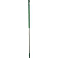 Handle, Broom/Brush/Pad Holder/Scraper/Squeegee, Green, Ergonomic, 59" L Les Fournitures Industrielles Méga