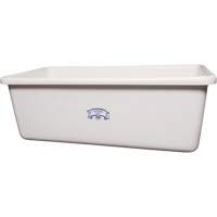 Transport Storage Tub, Plastic, White Les Fournitures Industrielles Méga