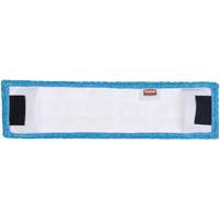 Adaptable Flat Mop Pad, Finishing, Microfibre, 5-1/2" x 19-1/2" Les Fournitures Industrielles Méga