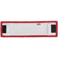 Adaptable Flat Mop Pad, Finishing, Microfibre, 5-1/2" x 19-1/2" Les Fournitures Industrielles Méga
