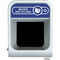 Configure Mixed Recycling Waste Container, Bulk, Steel, 45 US gal. Les Fournitures Industrielles Méga