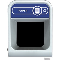 Configure Paper Waste Container, Bulk/Curbside/Deskside, Steel, 45 US gal. Les Fournitures Industrielles Méga
