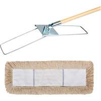Break-Ezy Dust Mop System, Slip On Style, Cotton, 48" L x 5" W Les Fournitures Industrielles Méga