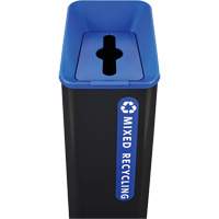 Sustain Mixed Recycling Container, Bulk, Plastic, 15 US gal. Les Fournitures Industrielles Méga