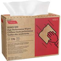 Pro Tuff-Job&reg; High Performance Spunlace Wipers, All-Purpose, 12-1/2" L x 9-1/4" W Les Fournitures Industrielles Méga
