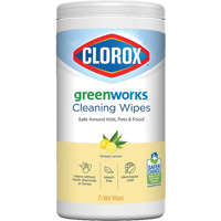 GreenWorks Cleaning Wipes, 75 Wipes Les Fournitures Industrielles Méga