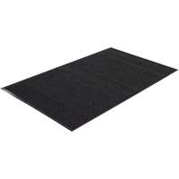 Tapis &agrave; nervures doubles, Essuie-pieds/grattoir, 3' x 5' x 1/4", Charbon Les Fournitures Industrielles Méga