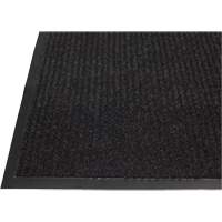 Tapis &agrave; nervures doubles, Essuie-pieds/grattoir, 3' x 5' x 1/4", Charbon Les Fournitures Industrielles Méga