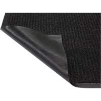 Tapis &agrave; nervures doubles, Essuie-pieds/grattoir, 3' x 5' x 1/4", Charbon Les Fournitures Industrielles Méga