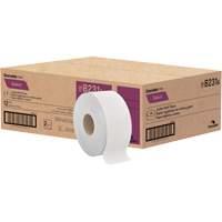 Pro Select&reg; Toilet Paper, Jumbo Roll, 2 Ply, 750' Length, White Les Fournitures Industrielles Méga