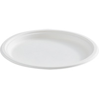 Assiette ronde en fibre compostable Les Fournitures Industrielles Méga