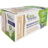Individually Wrapped Wooden Knives Les Fournitures Industrielles Méga