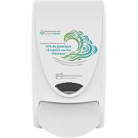 Distributeur de savon manuel Proline Wave, Pompe, Capacit&eacute; de 1000 ml, Format Cartouche de recharge Les Fournitures Industrielles Méga