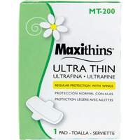 Serviettes Maxi Maxithins ultra minces avec ailes Les Fournitures Industrielles Méga