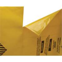 Hazardous Waste Liners, Asbestos, 40" L x 35" W, 3 mils Les Fournitures Industrielles Méga