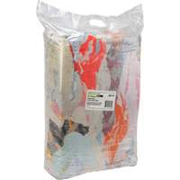 Chiffons fabriqu&eacute;s &agrave; partir de mat&eacute;riaux recycl&eacute;s, Tissu &eacute;ponge, M&eacute;lange de couleurs, 25 lb Les Fournitures Industrielles Méga
