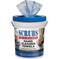 Hand Cleaner Towels, 72 Wipes, 12" x 10" Les Fournitures Industrielles Méga