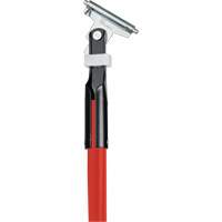 Manche rouge pour vadrouille &agrave; &eacute;pousseter Clipper, Fibre de verre, 1" dia, 60" lo Les Fournitures Industrielles Méga