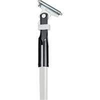 Manche blanche pour vadrouille &agrave; &eacute;pousseter Clipper, Fibre de verre, 1" dia, 60" lo Les Fournitures Industrielles Méga