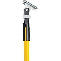 Manche jaune pour vadrouille &agrave; &eacute;pousseter Clipper, Fibre de verre, 1" dia, 60" lo Les Fournitures Industrielles Méga